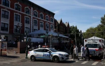 driver arrested after car crashes into new york synagogue