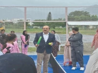 phf interim president mohyuddin wani interacts with youngsters at an event in islamabad photo file phf interim president mohyuddin wani interacts with youngsters at an event in islamabad photo file