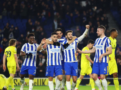 brighton beat brentford 2 0 to end barren run