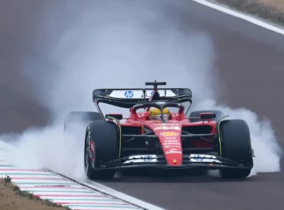 f1 lewis hamilton involved in minor crash during ferrari test in barcelona