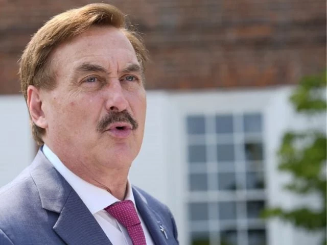 mike lindell ceo of my pillow talks before republican presidential nominee former president donald trump speaks at a news conference at trump national golf club aug 15 2024 in bedminster n j photo ap mike lindell ceo of my pillow talks before republican presidential nominee former president donald trump speaks at a news conference at trump national golf club aug 15 2024 in bedminster n j photo ap