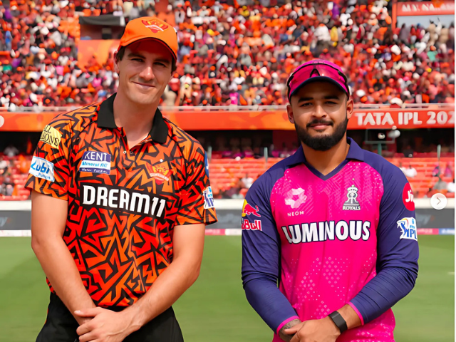SRH vs RR Live updates IPL 2025: RR win toss, opt to bowl first against SRH  | The Express Tribune