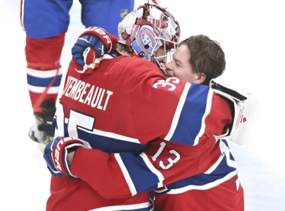 sharks canadiens 3 4 cole caufield becomes the hero in overtime