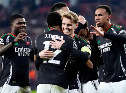 psv vs arsenal 1 7 gunners thrash psv to get biggest away win in ucl ko history psv vs arsenal 1 7 gunners thrash psv to get biggest away win in ucl ko history