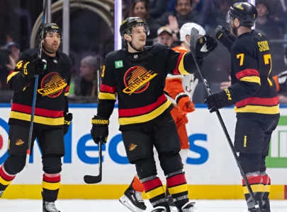 ducks vs canucks 2 3 soucy gets winner as vancouver recover 2 match skid