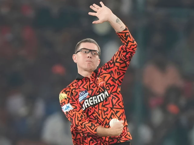 adam zampa ruled out of ipl 2025 srh sign smaran ravichandran as replacement adam zampa ruled out of ipl 2025 srh sign smaran ravichandran as replacement