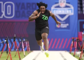 armand membou jared wilson impress at nfl combine ahead of draft day