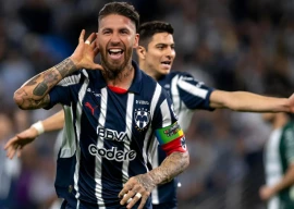 watch sergio ramos nets 1st goal for new club in monterrey   santos thriller