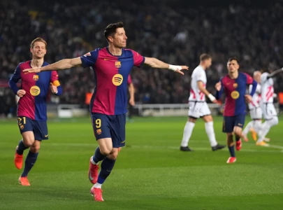 barcelona vs rayo vallecano lewandowski scores as barca go top of la liga barcelona vs rayo vallecano lewandowski scores as barca go top of la liga