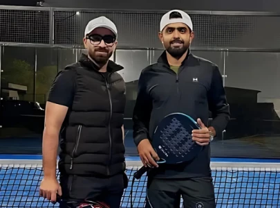 watch babar azam spotted playing padel tennis after disappointing champions trophy watch babar azam spotted playing padel tennis after disappointing champions trophy