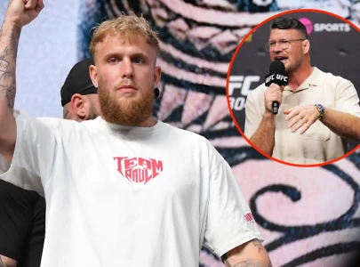 shut the hell up jake paul says bisping on rumoured paul vs lvarez fight