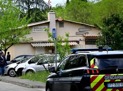man arrested after stabbing in mosque as anti muslim hate rises in france