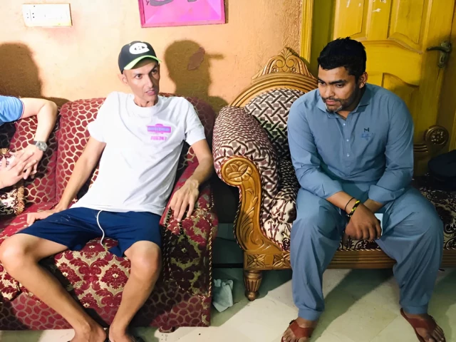 akmal and haider during their initial reunion in 2022 akmal and haider during their initial reunion in 2022