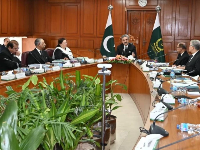 chief justice of pakistan and chairman national judicial policy making committee justice yahya afridi chairing the meeting of njpmc at supreme court of pakistan today on friday july 11 2025 photo supreme court website