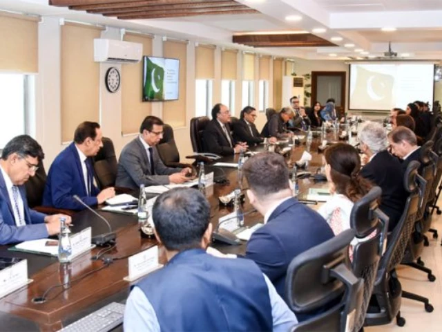 finance minister muhammad aurangzeb speaks during a meeting with moody s delegation in islamabad on tuesday photo app finance minister muhammad aurangzeb speaks during a meeting with moody s delegation in islamabad on tuesday photo app