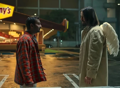 aziz ansari s good fortune trailer released starring keanu reeves