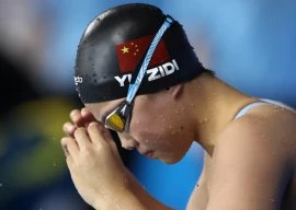 yu zidi 12 becomes youngest ever medallist at world aquatics championships