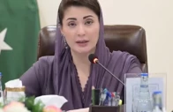 punjab chief minister maryam nawaz sharif addresses the commissioners and deputy commissioners via video link on wednesday aug 27 2025 screengrab