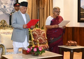 former chief justice karki named nepal s first female leader after unrest former chief justice karki named nepal s first female leader after unrest