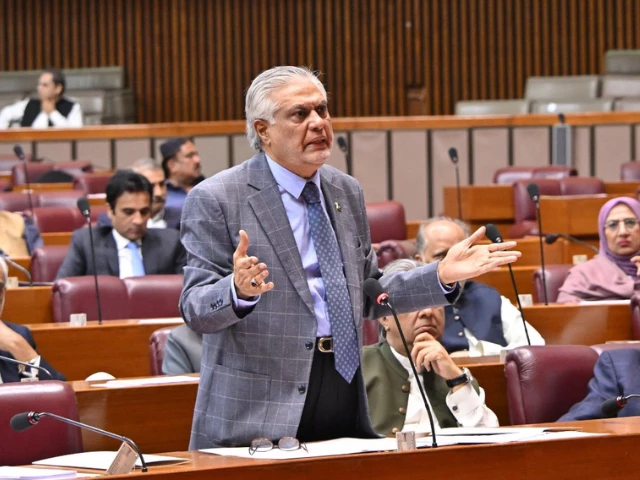deputy prime minister and foreign minister ishaq dar addresses the national assembly session on friday oct 3 2025 photo facebook deputy prime minister and foreign minister ishaq dar addresses the national assembly session on friday oct 3 2025 photo facebook