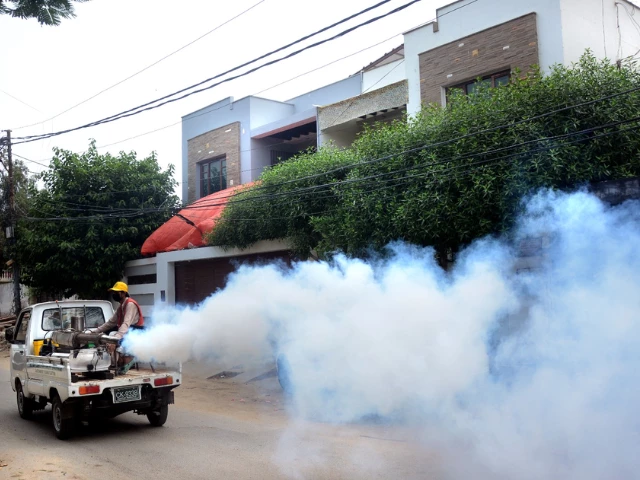 responsibility staff of cantonment board clifton conduct fumigation spray in their jurisdiction photo express responsibility staff of cantonment board clifton conduct fumigation spray in their jurisdiction photo express