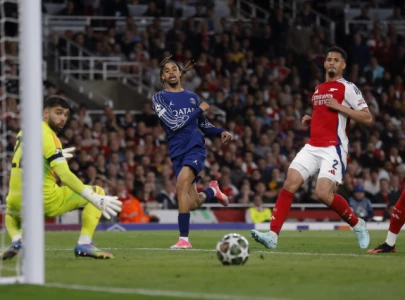 arsenal vs psg 0 1 demb l stuns gunners in ucl semi final