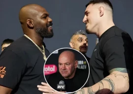 jon jones reportedly delaying ufc title fight tom aspinall may face ciryl gane