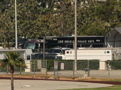 three killed in blast at la police training centre three killed in blast at la police training centre