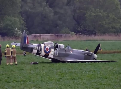 wwii spitfire plane crash lands in kent field ahead of ve day events wwii spitfire plane crash lands in kent field ahead of ve day events