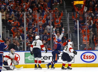 florida panthers collapse as edmonton oilers score ot goal take lead in nhl playoffs
