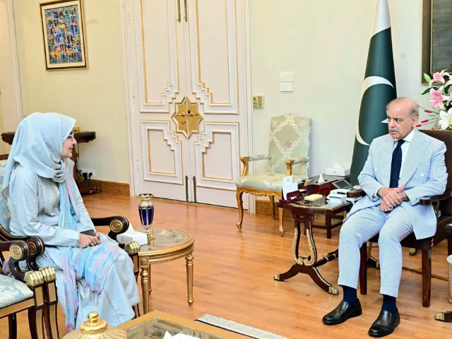 prime minister shehbaz sharif meets dr fouzia siddiqui sister of dr aafia siddiqui in islamabad on july 25 2025 photo radio pakistan prime minister shehbaz sharif meets dr fouzia siddiqui sister of dr aafia siddiqui in islamabad on july 25 2025 photo radio pakistan