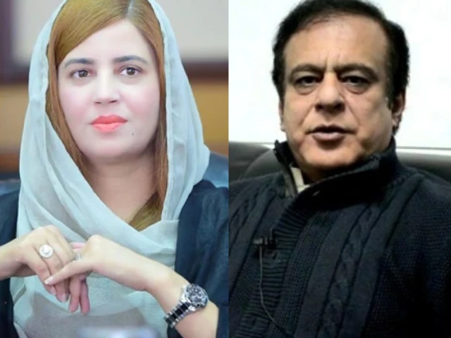 pakistan tehreek e insaf pti leaders zartaj gul and shibli faraz photo file pakistan tehreek e insaf pti leaders zartaj gul and shibli faraz photo file