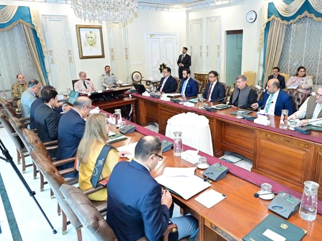 prime minister shehbaz sharif chairs a meeting to review progress on 100 mw solar project for gilgit baltistan in islamabad on aug 12 2025 photo pid