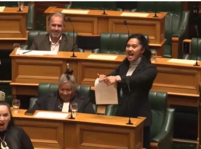 new zealand mp performs m ori haka tears controversial bill during heated parliament session new zealand mp performs m ori haka tears controversial bill during heated parliament session
