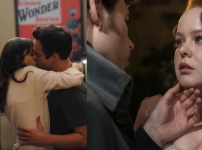 zooey deschanel honoured that bridgerton used new girl first kiss as inspiration