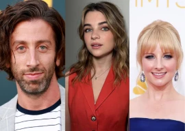 melissa rauch reunites with big bang co star in night court finale featuring a surprise guest melissa rauch reunites with big bang co star in night court finale featuring a surprise guest