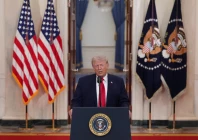 us president donald trump delivers an address to the nation about the iran war at the white house in washington dc us april 1 2026 photo reuters