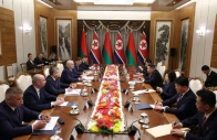 belarusian president alexander lukashenko and north korean leader kim jong un attend a meeting in pyongyang north korea march 26 2026 photo reuters belarusian president alexander lukashenko and north korean leader kim jong un attend a meeting in pyongyang north korea march 26 2026 photo reuters