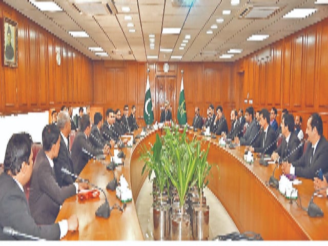 a delegation of multan and jhang bars meets cjp justice yehya afridi photo inp