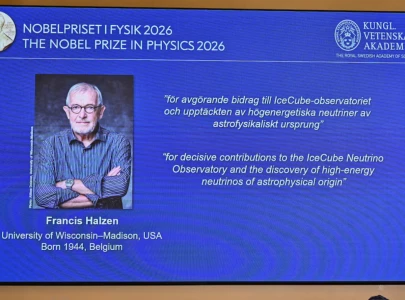francis halzen wins nobel physics prize for antarctic ghost particle hunt