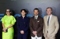 emma thomas tom holland matt damon and christopher nolan pose on the red carpet during the mumbai premiere of the odyssey in mumbai india july 11 2026 photo reuters