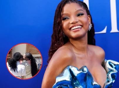 halle bailey kisses mystery man in italy amid ddg custody drama