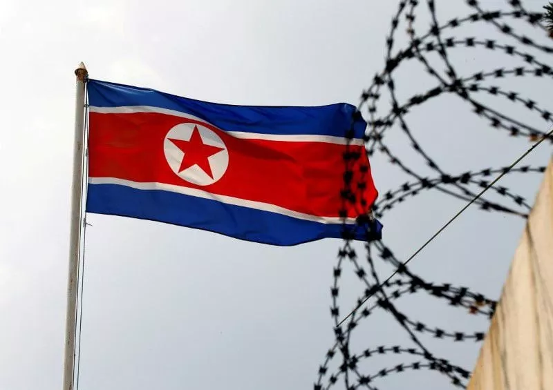 a north korea flag flutters next to concertina wire at the north korean embassy in kuala lumpur malaysia march 9 2017 photo reuters a north korea flag flutters next to concertina wire at the north korean embassy in kuala lumpur malaysia march 9 2017 photo reuters