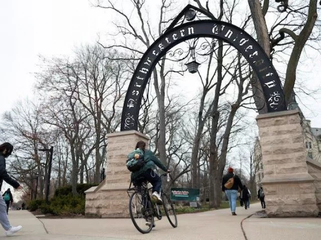 people walk on the campus of northwestern university a day after a u s official said 790 million in federal funding has been frozen for the university while it investigates the school over civil rights violationsm in evanston illinois u s april 9 2025 photo reuters people walk on the campus of northwestern university a day after a u s official said 790 million in federal funding has been frozen for the university while it investigates the school over civil rights violationsm in evanston illinois u s april 9 2025 photo reuters
