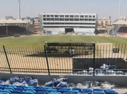 fence at national stadium karachi s vvip enclosures faces backlash fence at national stadium karachi s vvip enclosures faces backlash