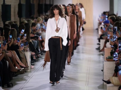 michael kors brings neutral colours to new york fashion week michael kors brings neutral colours to new york fashion week