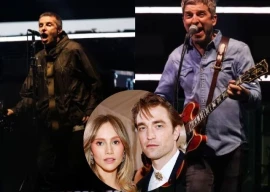 robert pattinson and suki waterhouse spotted in crowd at oasis gig robert pattinson and suki waterhouse spotted in crowd at oasis gig