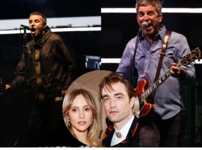 robert pattinson and suki waterhouse spotted in crowd at oasis gig robert pattinson and suki waterhouse spotted in crowd at oasis gig