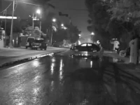 oil pipeline burst turns dha road dagerously slick