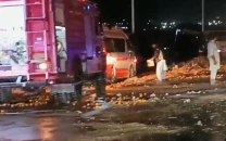 oil tanker accident on m 9 disrupts traffic